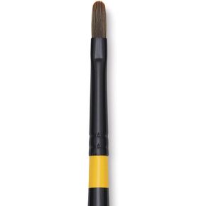 Utrecht Manglon Synthetic Brush-Bright, Size 2, Long Handle