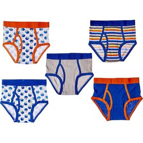 Trimfit Boys' Boys' 100 Percent Cotton Tagless Assorted Briefs 5-Pack
