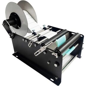 Manual Round Bottle Labeling Machine Beer Cans Wine Adhesive Sticker Labeler Label Dispenser Machine Packing Machine