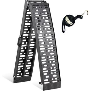 gardhom 1PC Loading Ramps 750 lbs Capacity Aluminum Folding Loading Ramps with Handle Truck Ramps for ATV UTV Pickup Motorcycle Dirt Bike Lawn Mower Snow Blower