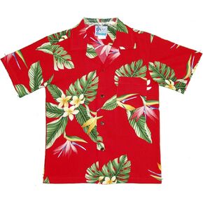 RJC Boys Bird of Paradise Display Rayon Shirt