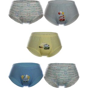 Little Boys Toddlers Cotton Underwear Briefs Shorts Trunks Panties Underpants Excavator Car Digger Pack
