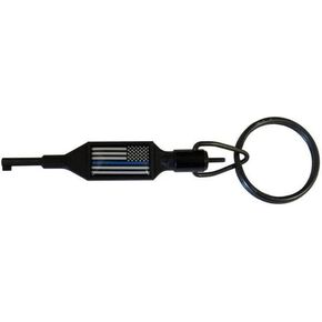 Zak Tool 100-BL Swivel Handcuff Key - US Flag with Blue Stripe
