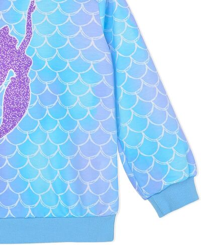 Toddler Kid Girl Clothing Set Outfit Long Sleeve Top, Unicorn Print Pantskirts Fall Winter Outfit Set in Kuwait