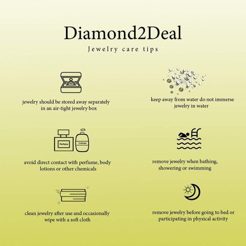 سوار Diamond2Deal من الذهب الأبيض عيار 14 قيراطًا للنساء in Saudi Arabia