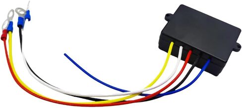 12V-24V Wireless Winch Remote Control Set Single Switch for ATV SUV Cable Hoist Remote Control Kit Hoist Switch Set for UTV Offroad Truck Control Approx. 30m/98ft in Saudi Arabia
