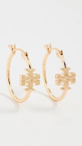Tory Burch Women's Small Eleanor Hoop Earrings in Saudi Arabia