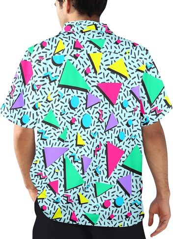 Hawaiian Shirt for Men Cruise Shirts Short Sleeve Button Down Palm Beach Shirts Tropical Vacation Shirts in Saudi Arabia