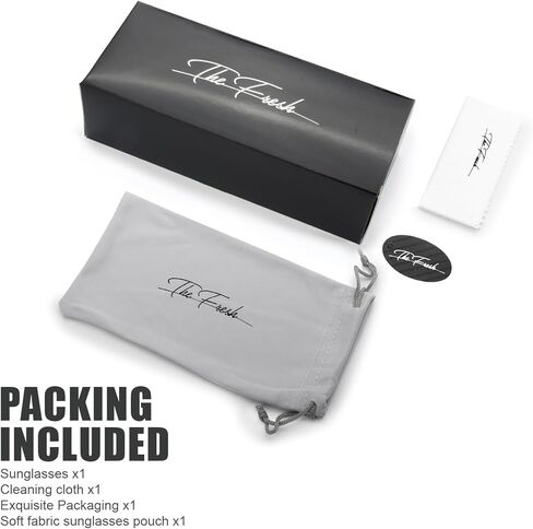 The Fresh Women's Polarized Fashion Tip Pointed Cateye Sunglasses - Gift Box Package in Kuwait