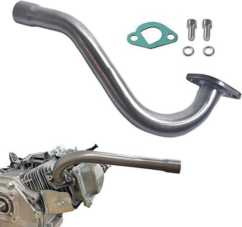 Exhaust Header Pipe for Predator 196cc 212cc GX160 GX200 Tillotson 212, Bilt hard 7HP 212cc Engine Go Kart Colorful in Saudi Arabia