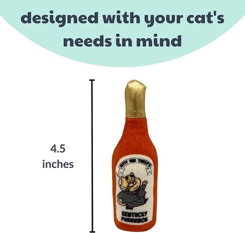 Huxley & Kent Cat Toy | Toto's Pawdka | Nappy Hour Strong Catnip Filled Cat Toy | Soft Plush Kitty Toy with Catnip and Crinkle | Kittybelles in Saudi Arabia