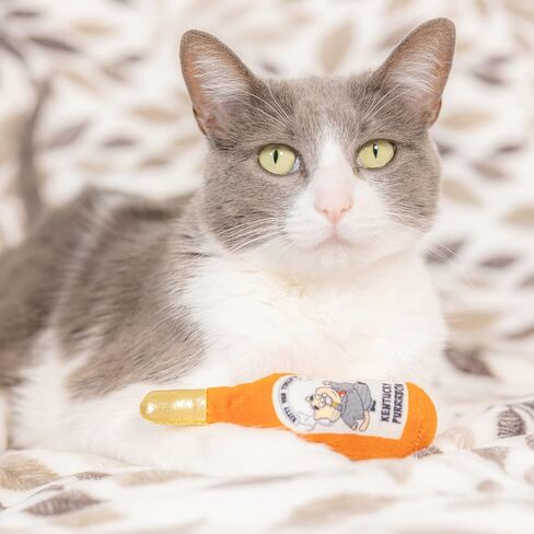Huxley & Kent Cat Toy | Toto's Pawdka | Nappy Hour Strong Catnip Filled Cat Toy | Soft Plush Kitty Toy with Catnip and Crinkle | Kittybelles in Saudi Arabia