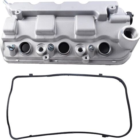 Aluminium Front Engine Valve Cover with Gasket Compatible with Acura MDX RDX TL ZDX 2009-2015 Honda Accord Odyssey Pilot Ridgeline 2008-2017 V6 3.5L Replace 12310-R70-A00 in Saudi Arabia