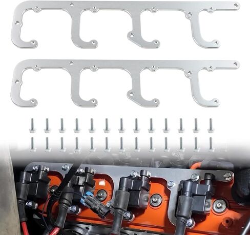 5.3L LS مربع لفائف بين قوسين غطاء الصمام يصلح ل D581 12558693 LSX مبادلة شاحنة LS1 LS3 LS2 LQ4 LQ9 LS6 L92 L99 L33 LR4 (أسود) in Kuwait