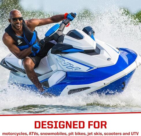 أنبوب خرطوم غاز خط الوقود Outlaw Racing OR2095R - قطر داخلي 1/4 بوصة - متوافق مع المنشار الجنزيري، والدراجات النارية، وATV، وعربة الثلج والتزلج النفاث - أنابيب البولي يوريثين - خرطوم وقود طويل 3 أقدام للمحرك الصغير (أحمر) in Saudi Arabia