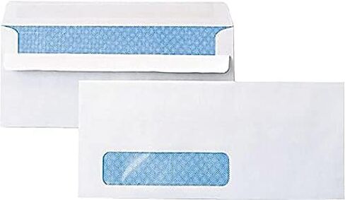 Universal 36102 Self-Seal Security Envelope, Window, #10, 4 1/8 x 9 1/2, White, 500/Box in Saudi Arabia