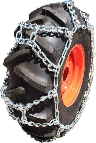 TireChain.com 460/85R34، 460 85 34 سلاسل إطارات الجرار ذات المقبض المزدوج مجموعة من 2 in Saudi Arabia