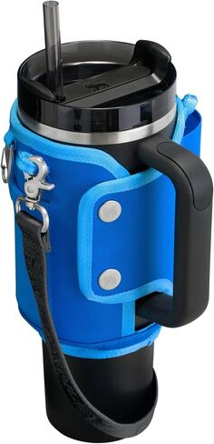 ستانلي طوال اليوم 40 أونصة Quencher Carry-All | حقيبة كروس مع جيب للهاتف، وحافظة للبطاقات، وحزام قابل للفصل in Saudi Arabia