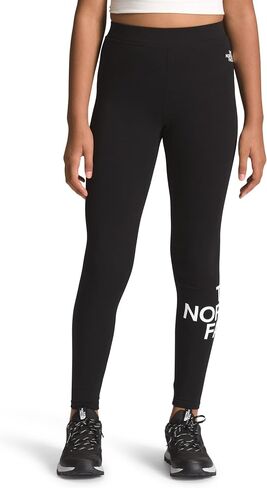بنطال ضيق للفتيات بشعار قطن من THE NORTH FACE TNF أسود Sz S in Saudi Arabia