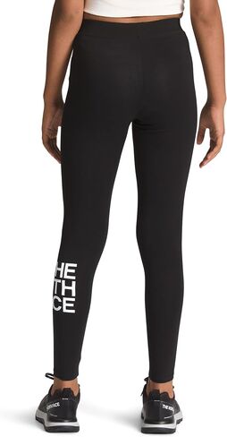 بنطال ضيق للفتيات بشعار قطن من THE NORTH FACE TNF أسود Sz S in Saudi Arabia
