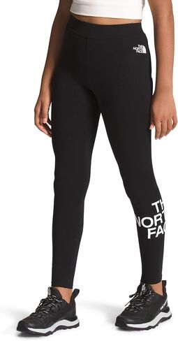 بنطال ضيق للفتيات بشعار قطن من THE NORTH FACE TNF أسود Sz S in Saudi Arabia