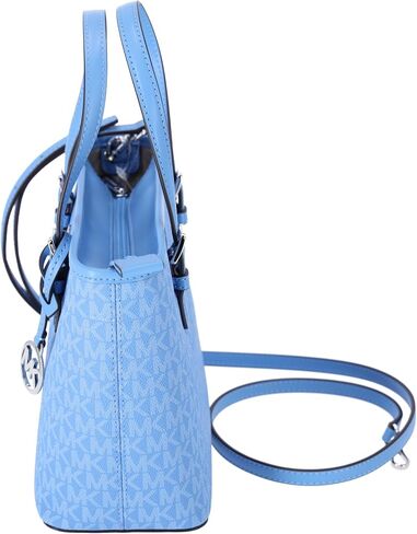 Michael Kors Jet Set XS Carryall Tote Crossbody South Pacific Blue MK Signature in Saudi Arabia