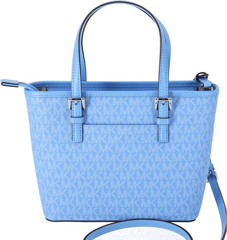 Michael Kors Jet Set XS Carryall Tote Crossbody South Pacific Blue MK Signature in Saudi Arabia