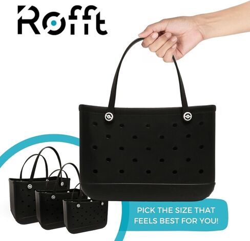 Original Modern Beach Bag, Rubber Tote Bag X Large, Waterproof, Washable, Tip Proof, Tote Bag for Beach, Boat, Pool in Saudi Arabia