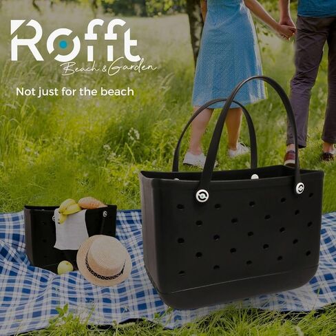 Original Modern Beach Bag, Rubber Tote Bag X Large, Waterproof, Washable, Tip Proof, Tote Bag for Beach, Boat, Pool in Saudi Arabia