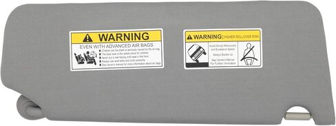 Driver Left Side Sun Visor Compatible with Honda Pilot 2017-2021 Honda Ridgeline 2018-2020 Replacement Sun Shade # 83280-TG7-A12ZB (Gray) in Kuwait