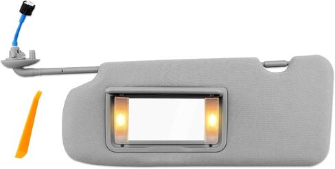 Driver Side Sun Visor Fit for Honda CRV CR-V 2017 2018 2019 2020 2021 2022 Replace 83280-TLA-A12ZB, Gray in Saudi Arabia