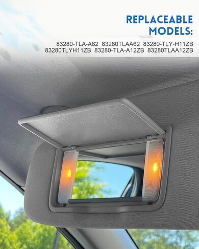 Driver Side Sun Visor Fit for Honda CRV CR-V 2017 2018 2019 2020 2021 2022 Replace 83280-TLA-A12ZB, Gray in Saudi Arabia