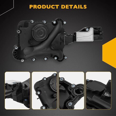 Engine Crankcase Vent Valve Oil Separator Compatible with 2005-2015 Audi A4 A5 A6 A7 A8 Q5 2.4L 2.8L 3.2L, Valve Engine Crankcase Vent Replaces# 06E-103-547 06E103547E 06E103547P 06E103547A in Saudi Arabia