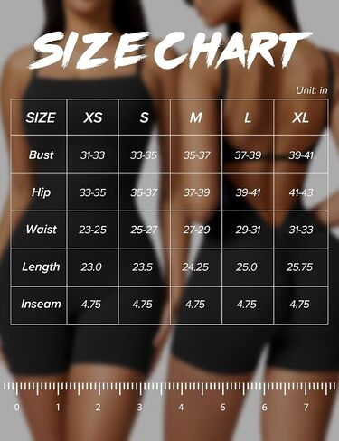 Vertvie One Piece Jumpsuits for Women Sleeveless Backless Tummy Control Workout Jumpsuit Shorts V Back Scrunch Yoga Rompers in Saudi Arabia