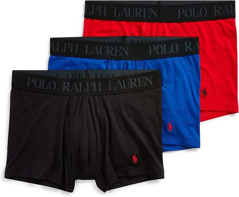 سراويل داخلية رجالي من POLO Ralph Lauren مصنوعة من القطن المرن 4d من 3 قطع in Saudi Arabia