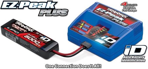 Traxxas 2970 EZ-Peak Plus 4-Amp NiMH/LiPo Fast Charger with ID Auto Battery Identification Vehicle in Saudi Arabia