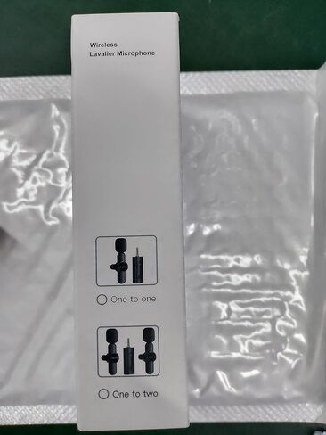 ميكروفون SNZIYAG اللاسلكي لهواتف iPhone/Android/الكاميرا/الكمبيوتر الشخصي، ميكروفون لاسلكي مزدوج يعمل بالتوصيل لتسجيل الفيديو، يوتيوب، Vlog، Tiktok، المقابلة (أسود-3.5 مم-2 قطعة ميكروفون) in Kuwait