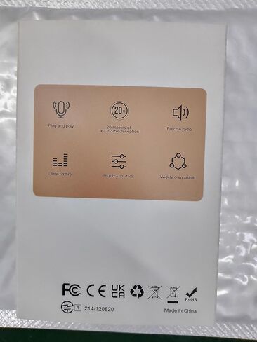 ميكروفون SNZIYAG اللاسلكي لهواتف iPhone/Android/الكاميرا/الكمبيوتر الشخصي، ميكروفون لاسلكي مزدوج يعمل بالتوصيل لتسجيل الفيديو، يوتيوب، Vlog، Tiktok، المقابلة (أسود-3.5 مم-2 قطعة ميكروفون) in Kuwait