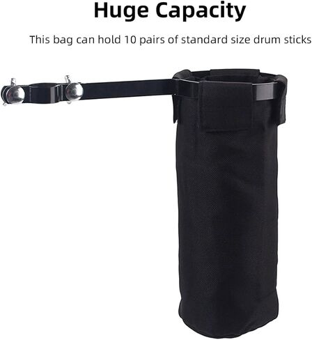 Drum Stick Holder Drumstick Bags for Drum Set Drum Stick Holder Screw Fixation Bag Container (Gray) in Saudi Arabia