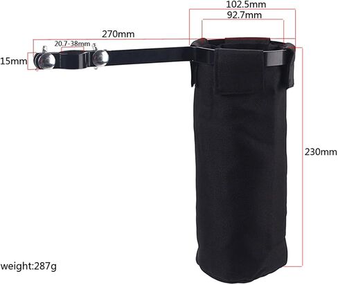 Drum Stick Holder Drumstick Bags for Drum Set Drum Stick Holder Screw Fixation Bag Container (Gray) in Saudi Arabia