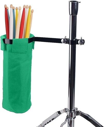 Drum Stick Holder Drumstick Bags for Drum Set Drum Stick Holder Screw Fixation Bag Container (Gray) in Kuwait