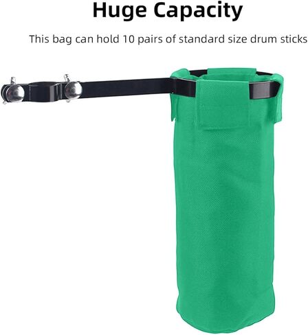 Drum Stick Holder Drumstick Bags for Drum Set Drum Stick Holder Screw Fixation Bag Container (Gray) in Kuwait