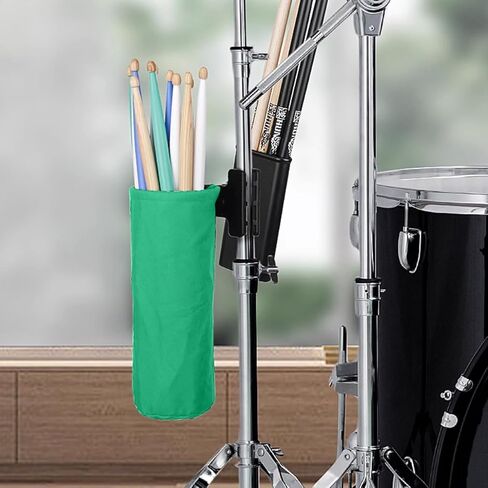 Drum Stick Holder Drumstick Bags for Drum Set Drum Stick Holder Screw Fixation Bag Container (Gray) in Kuwait