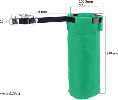 Drum Stick Holder Drumstick Bags for Drum Set Drum Stick Holder Screw Fixation Bag Container (Gray) in Kuwait