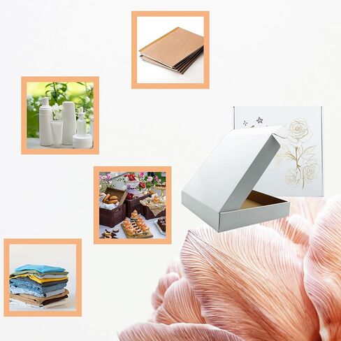 مجموعة صناديق شحن مقاس 13 × 11 × 2 بوصة مكونة من 25 قطعة، صندوق بريد من الورق المقوى الأبيض المموج لتعبئة تخزين نقل الأعمال الصغيرة، صناديق بريد لتغليف التجارة الإلكترونية، صناديق هدايا للهدايا in Saudi Arabia