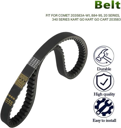 203583 Torque Converter Belt fit for Comet 203583A-W1, 884-95, 20 Series, 340 Series Kart Go Kart Go Cart in Kuwait