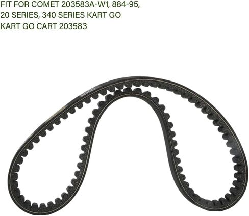 203583 Torque Converter Belt fit for Comet 203583A-W1, 884-95, 20 Series, 340 Series Kart Go Kart Go Cart in Kuwait