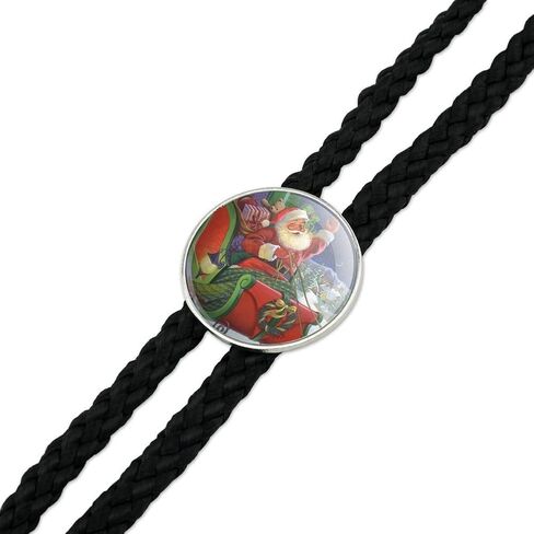GRAPHICS & MORE Christmas Holiday Santa Merry Sleigh Ride Western Southwest Cowboy Necktie Bow Bolo Tie in Saudi Arabia