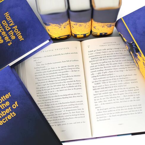 Juniper Books Harry Potter Hufflepuff House Mascot Book Sets | Books & Covers Included | Created for Scholastic's Hardcover 7-Volume Book Set (Yellow Badger) in Saudi Arabia