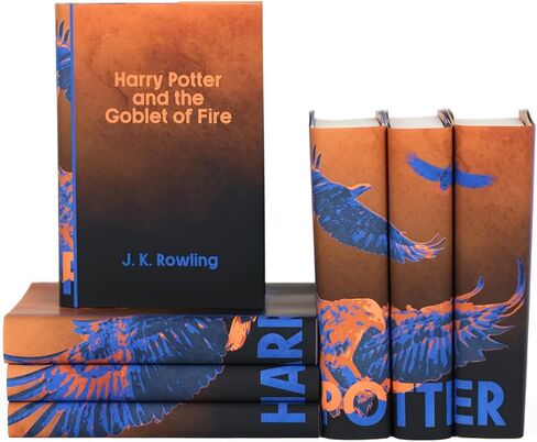 Juniper Books Harry Potter Hufflepuff House Mascot Book Sets | Books & Covers Included | Created for Scholastic's Hardcover 7-Volume Book Set (Yellow Badger) in Saudi Arabia
